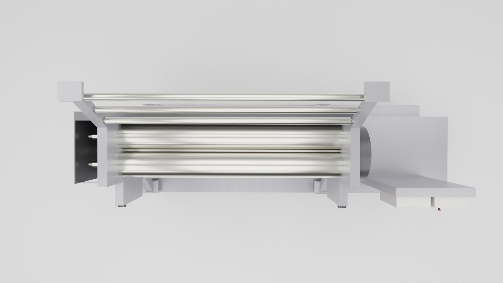 Fabric Laminating Roll 3D model_1