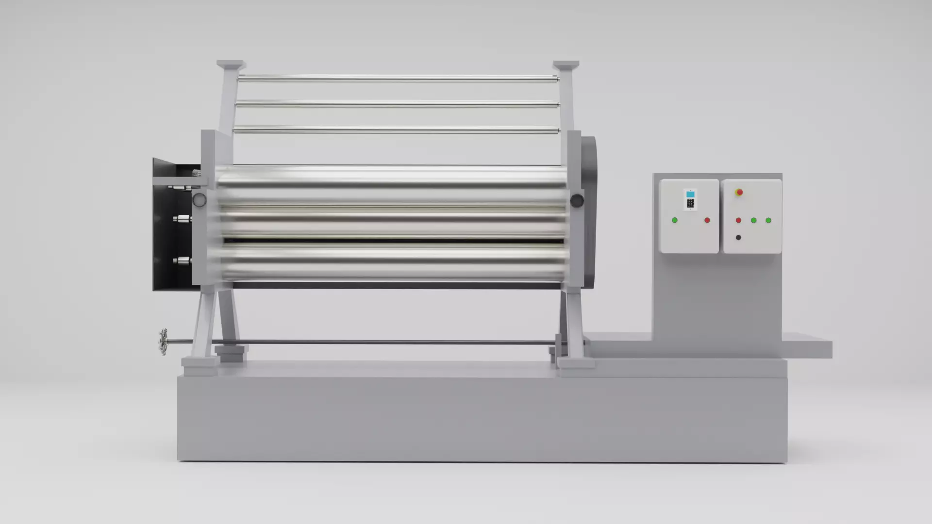 Fabric Laminating Roll 3D model_0