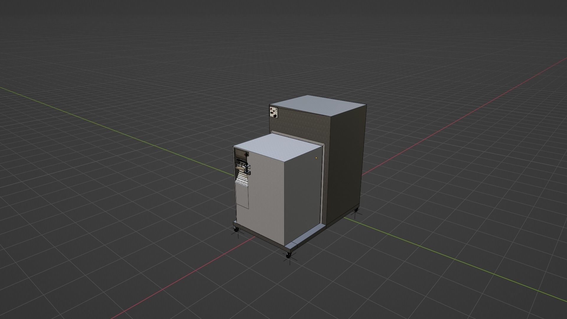 Foxing Grinder Machine 3D model_2