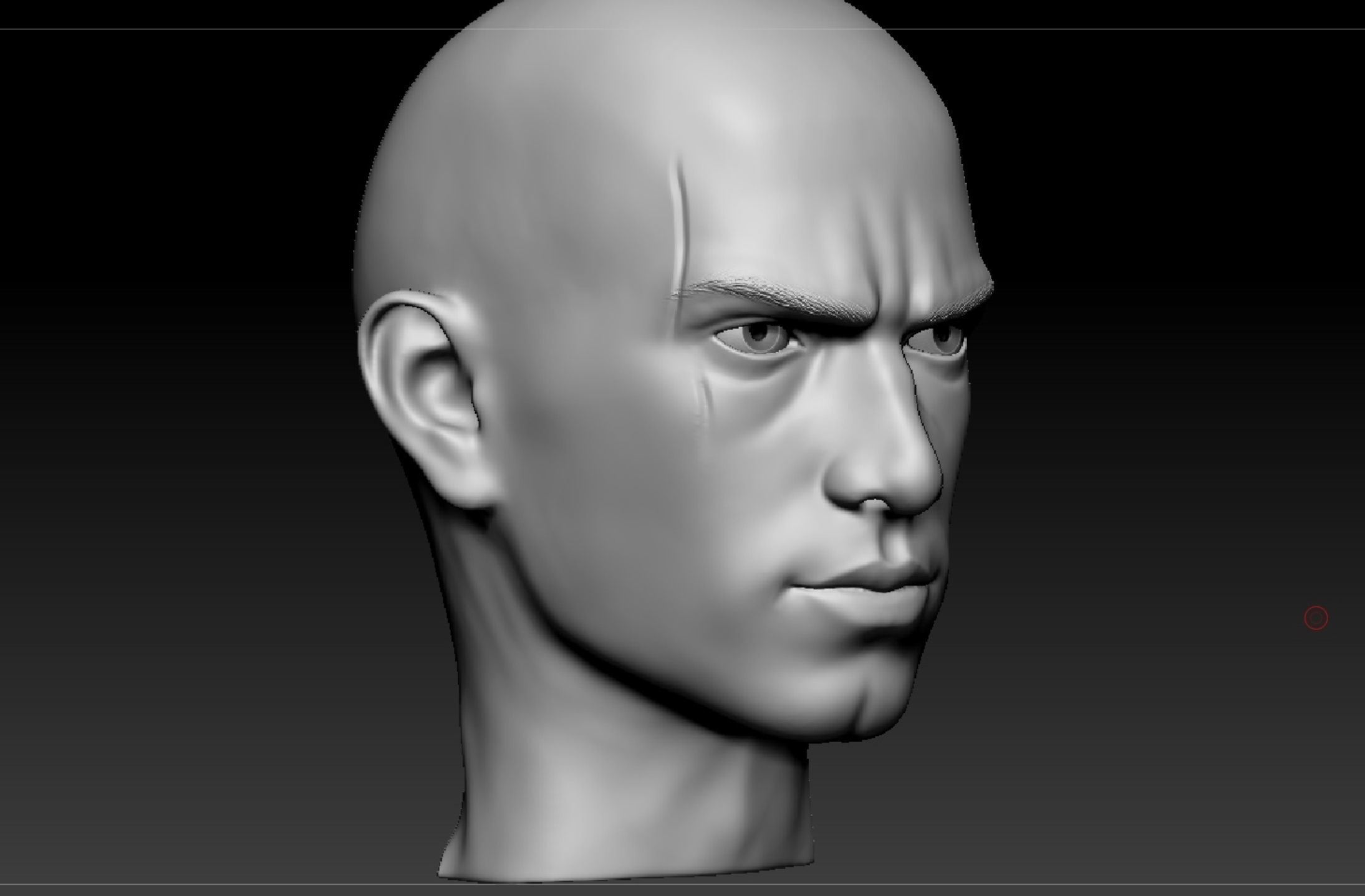 Anakin Skywalker head 3D print model_4