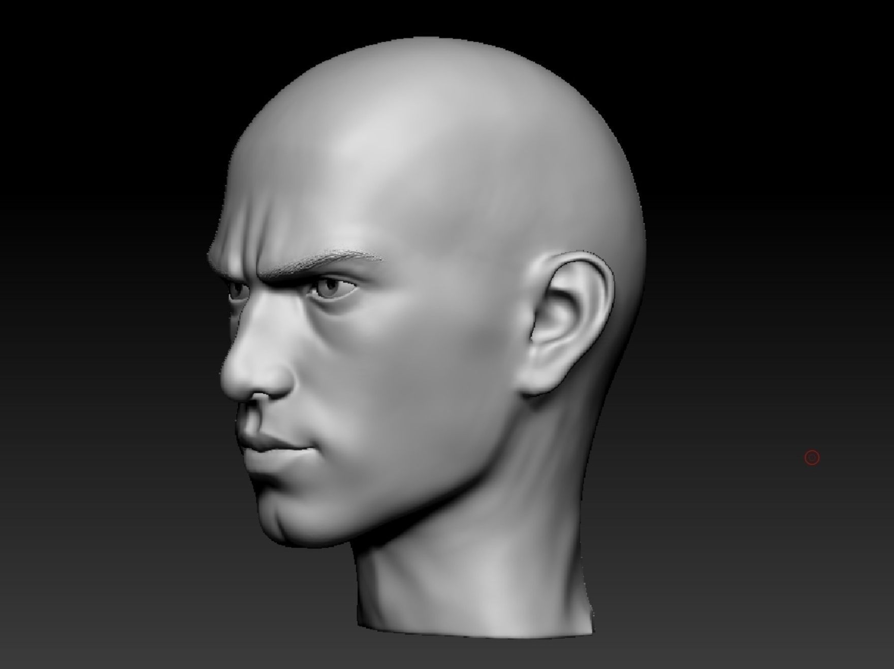 Anakin Skywalker head 3D print model_2