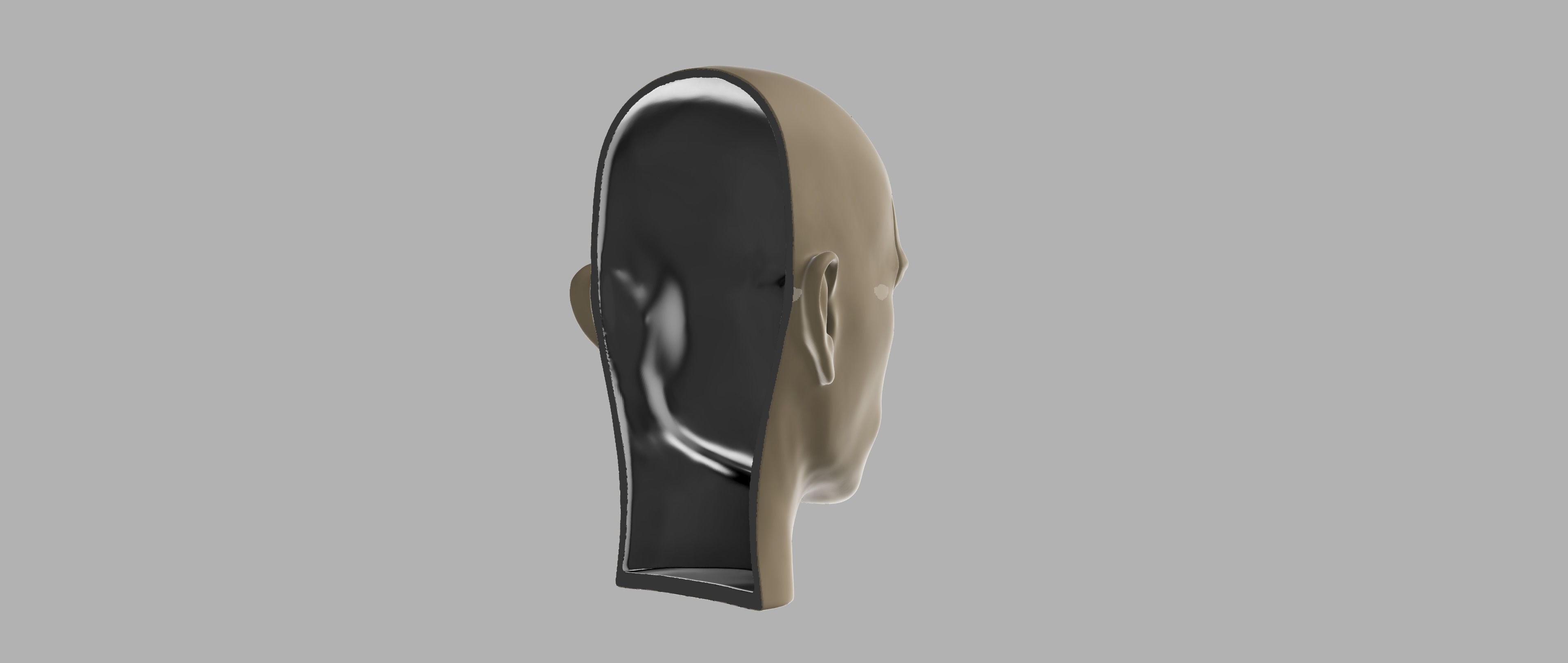 Anakin Skywalker head 3D print model_9