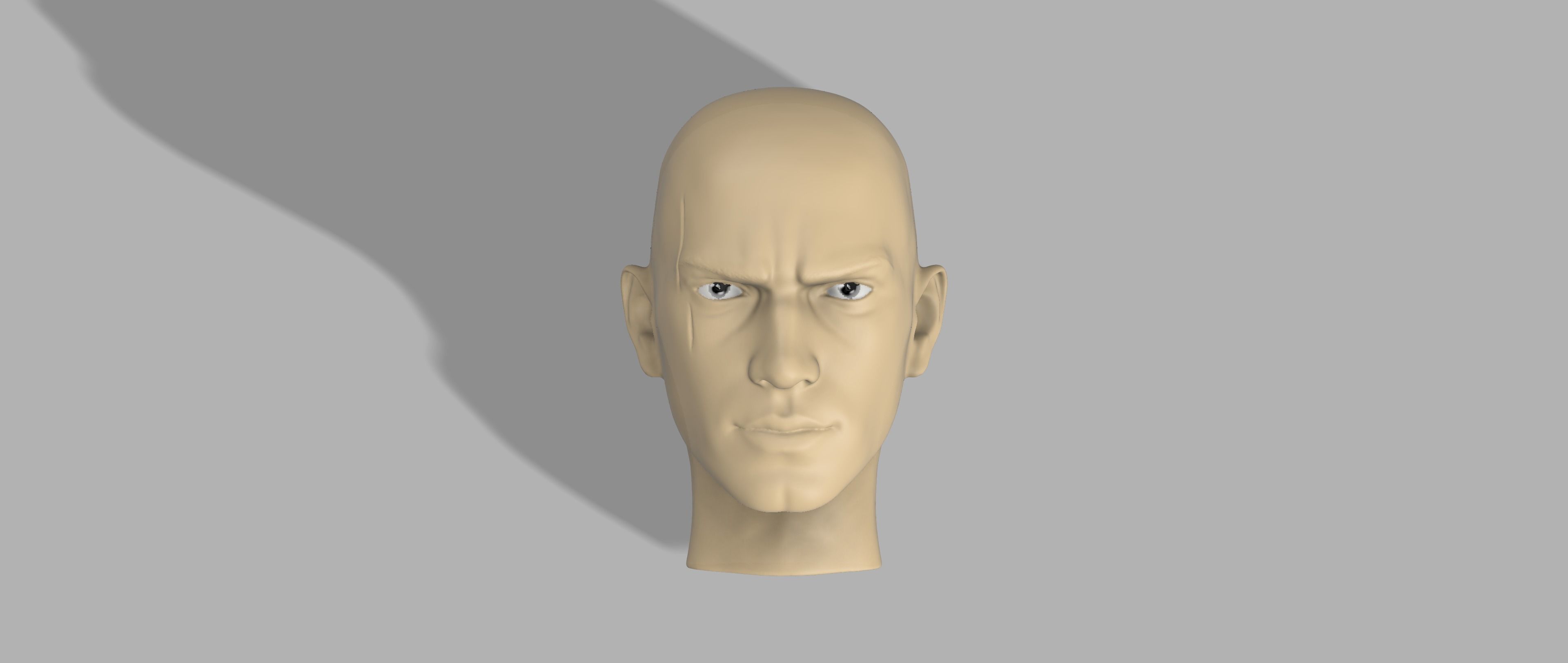 Anakin Skywalker head 3D print model_5