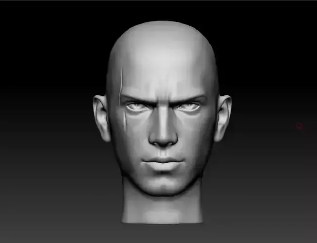 Anakin Skywalker head 3D print model
