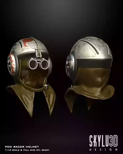 Anakin Pod Racer Helmet Bundle STL