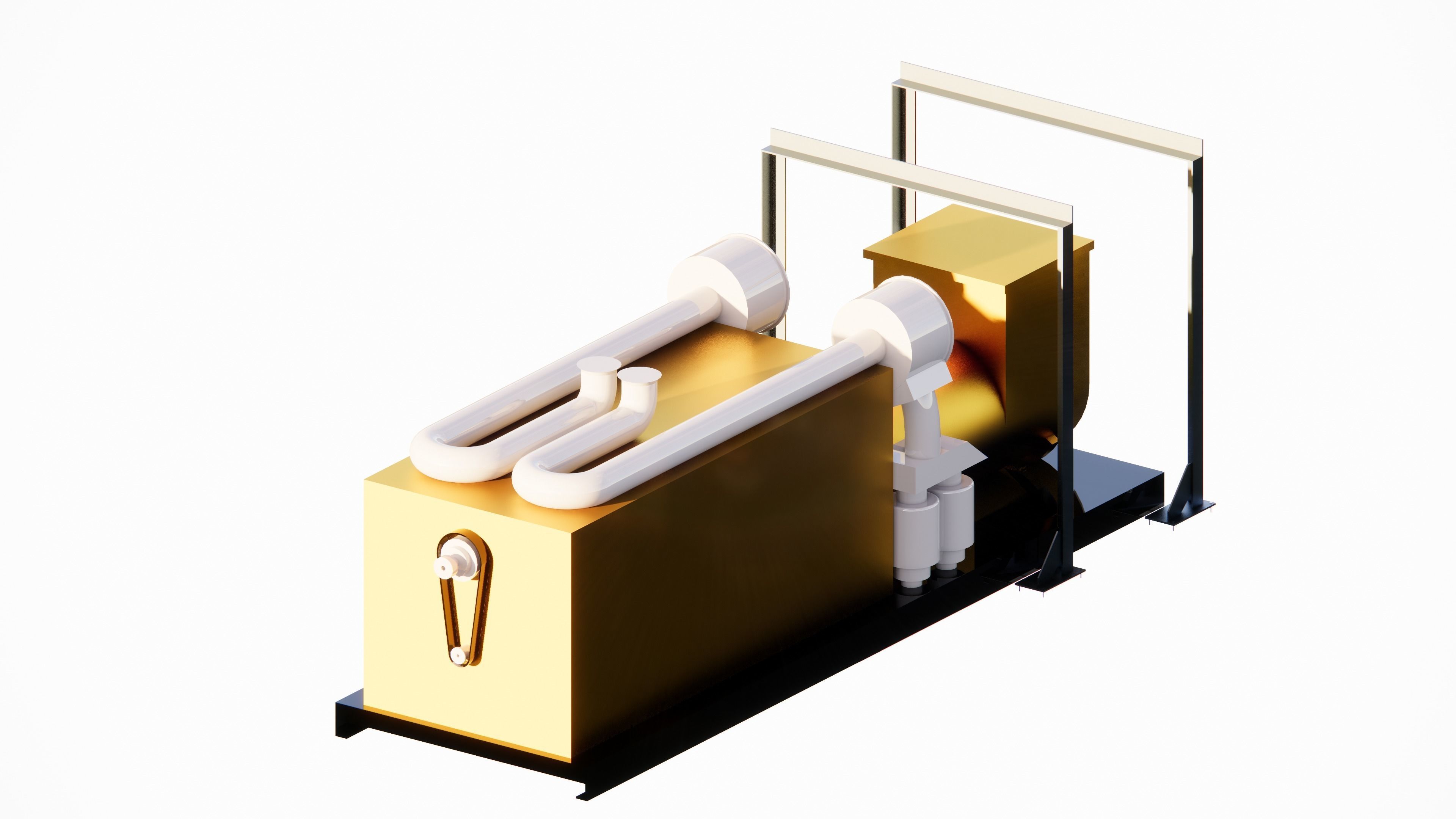 Deisel Generator  3D model_6