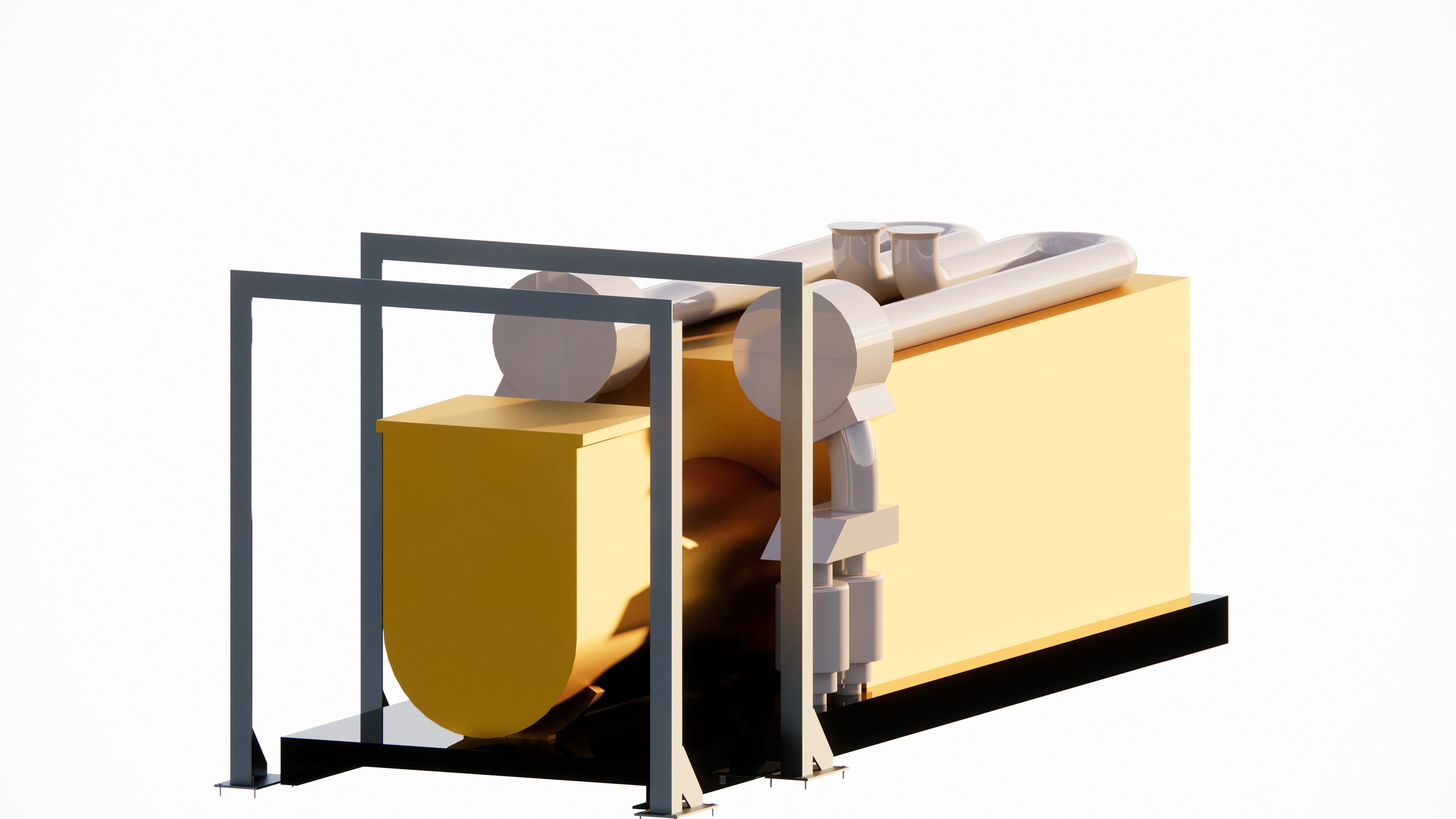 Deisel Generator  3D model_8