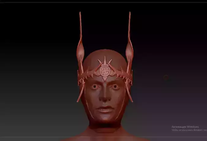 Queen Bavmorda head from Willow 1988 3D print model