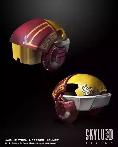 Sabine Wren Speeder Helmet Bundle