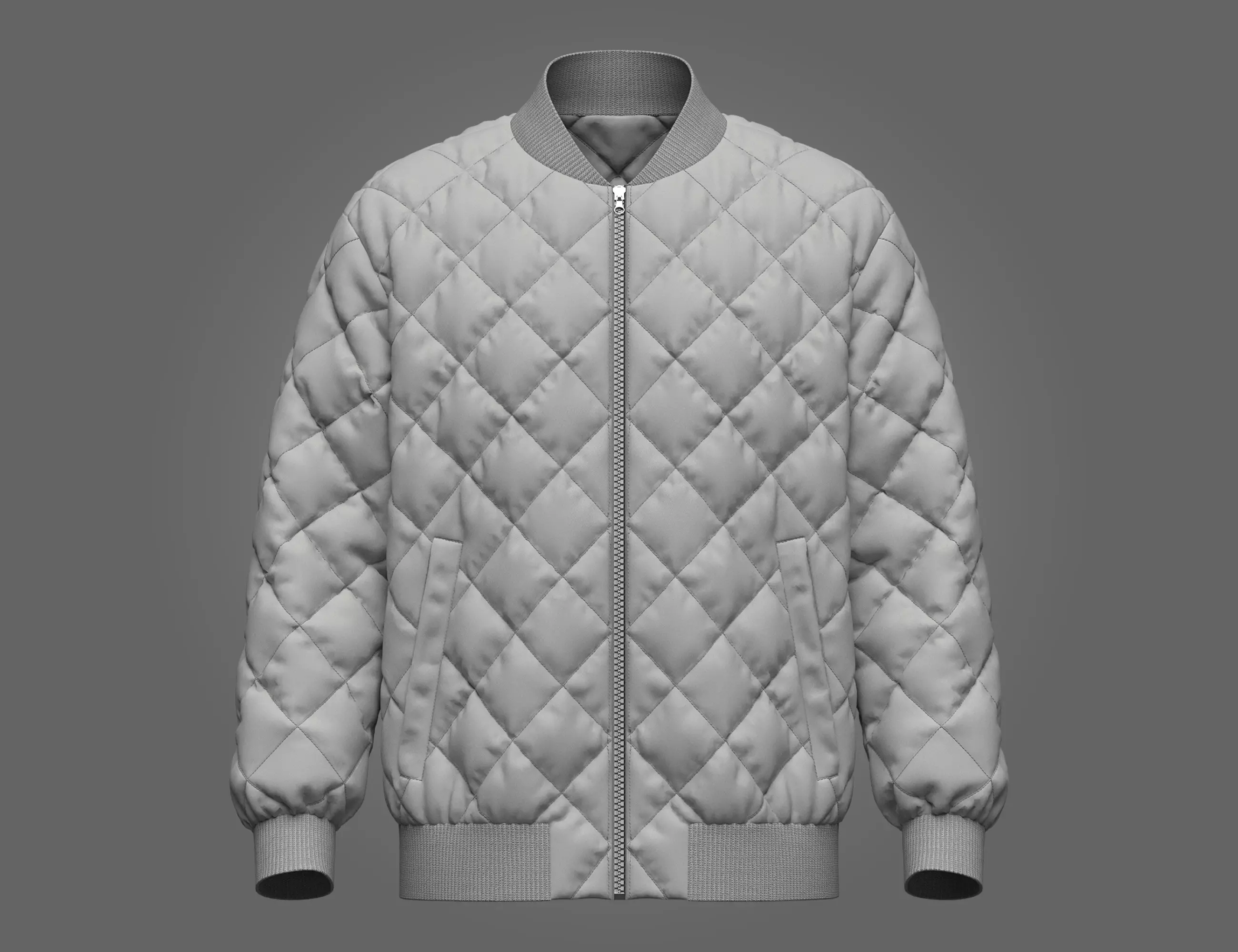 Mens Puffer Jackert 3d Model 3D model
