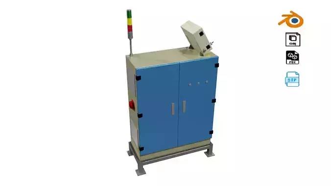 Industrial - 3D Electric Control Box 