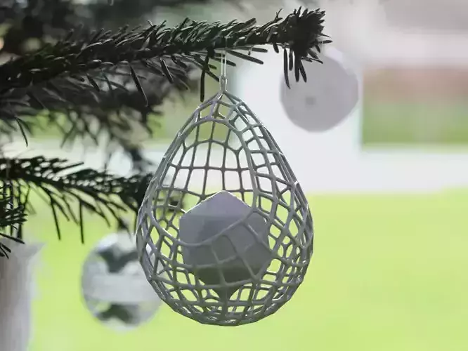 3D printable Christmasball 3D print model