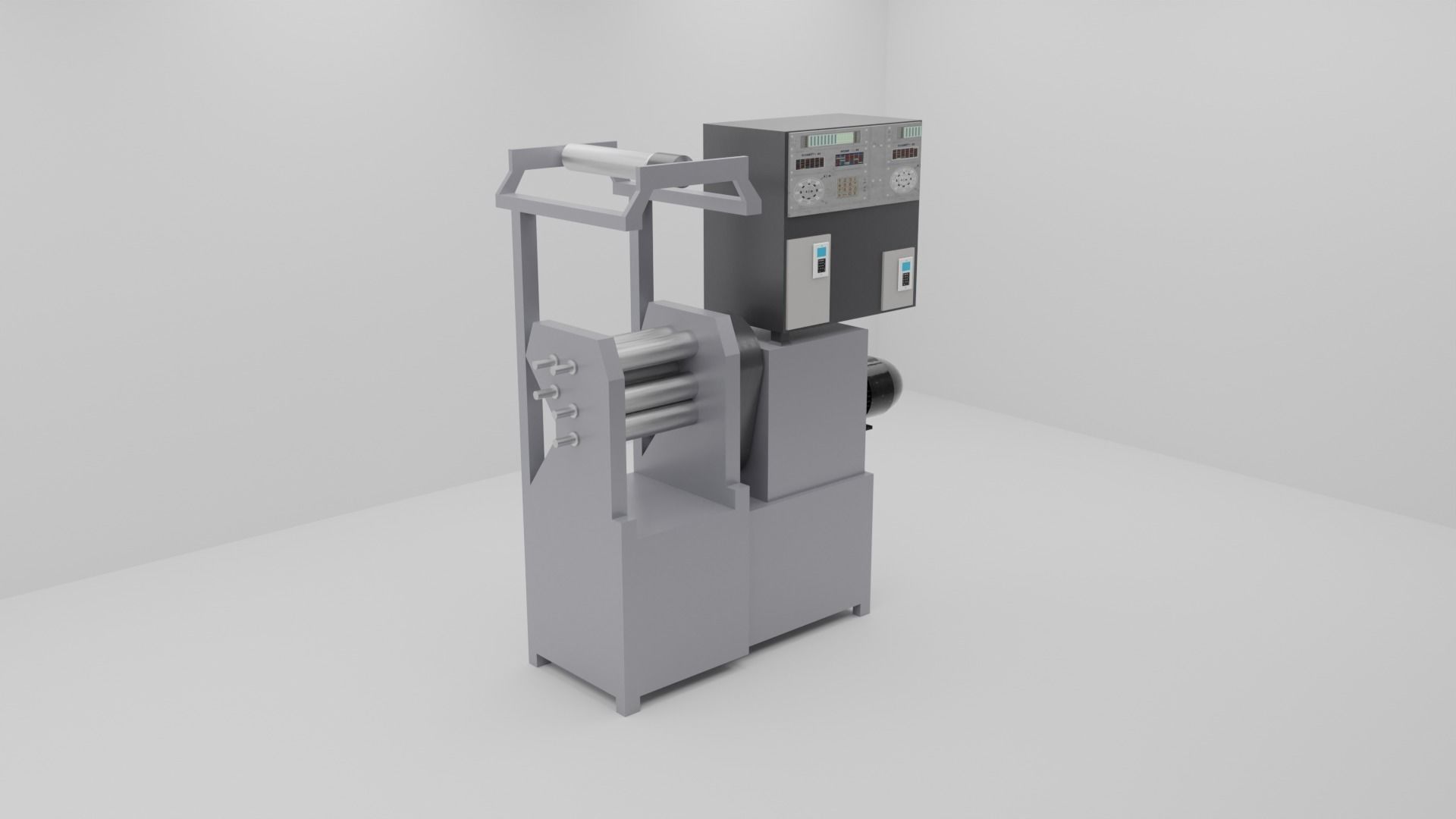 Outsole and Foxing Line Machine 3D model_1