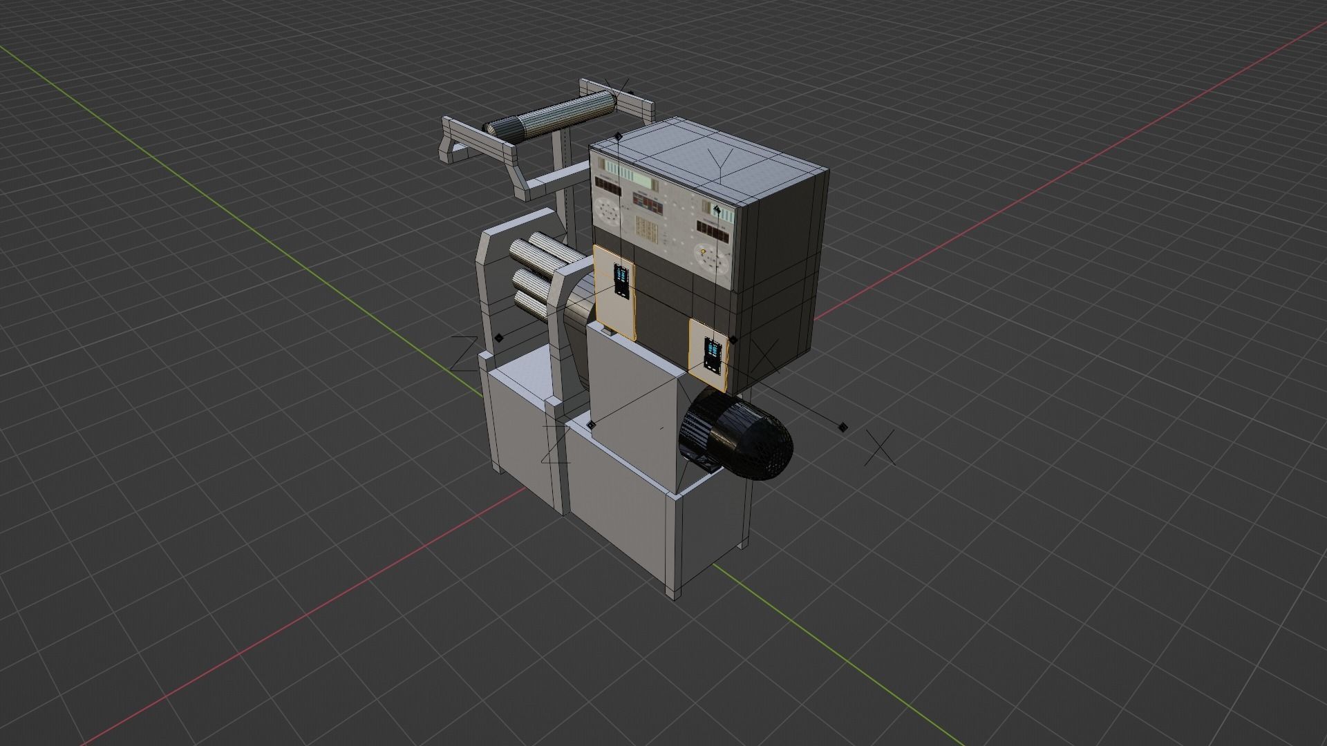 Outsole and Foxing Line Machine 3D model_2