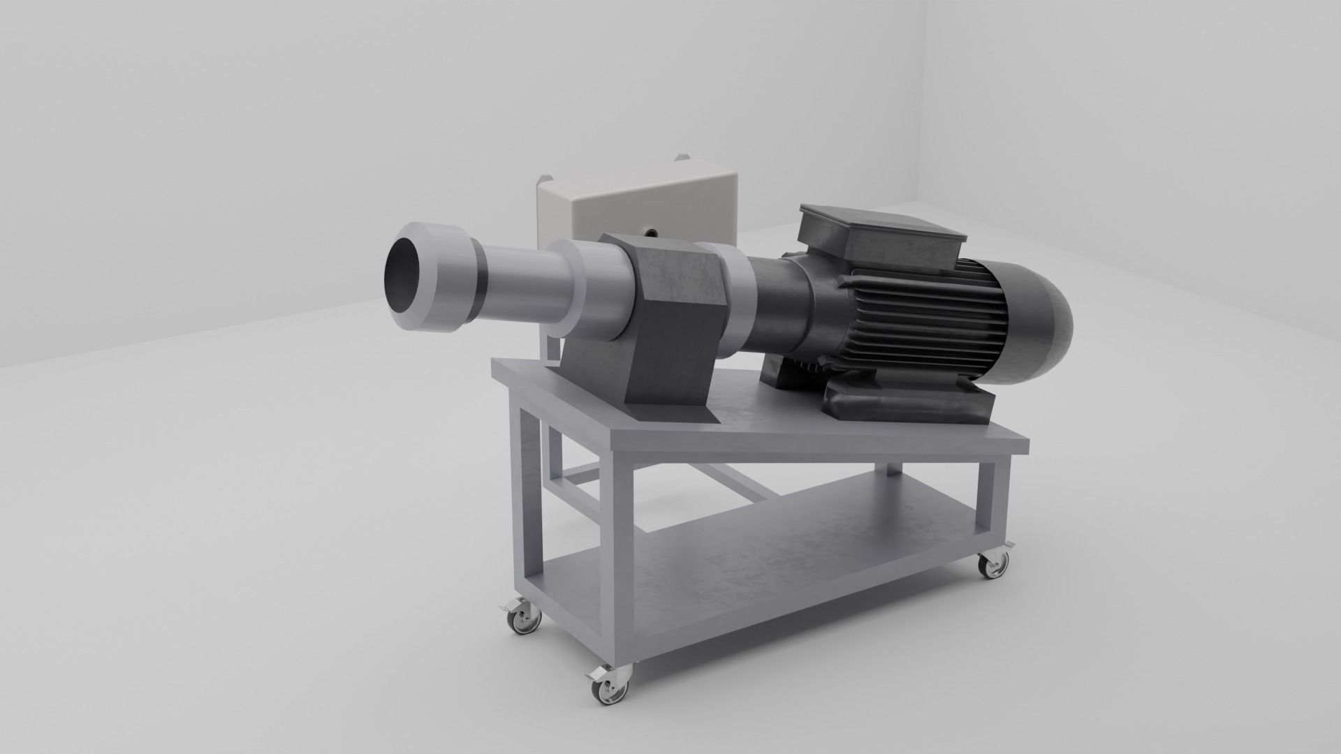 Color Extruder Machine 3D model_2