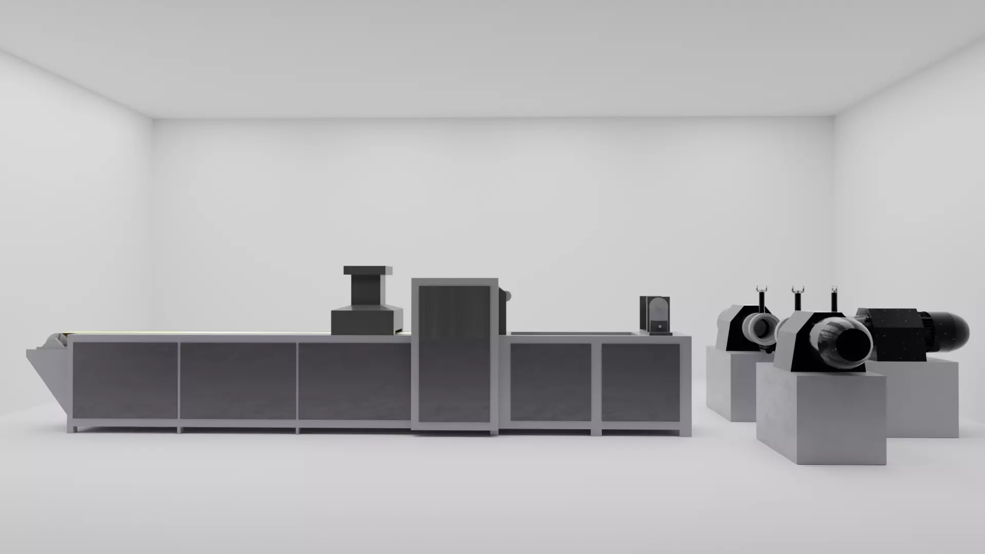 Color Foxing Extruder Machine 3D model
