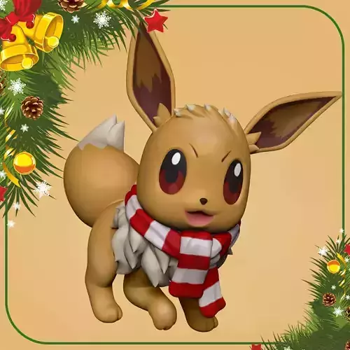 CHRISTMAS DECORATION - EEVEE Free 3D print model