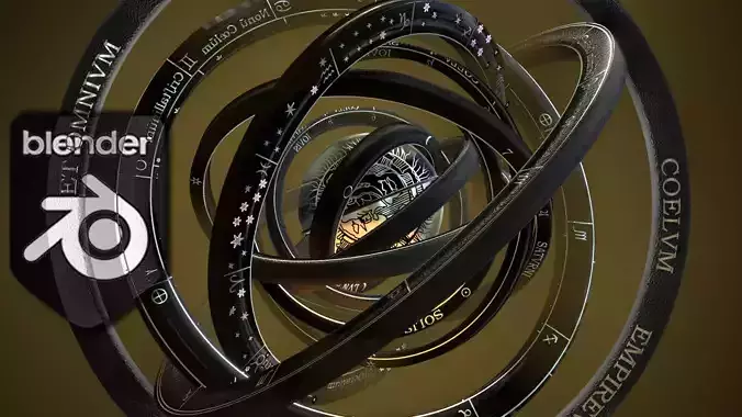 Ptolemaica - The animated Ptolemaic system of the universe 3D model