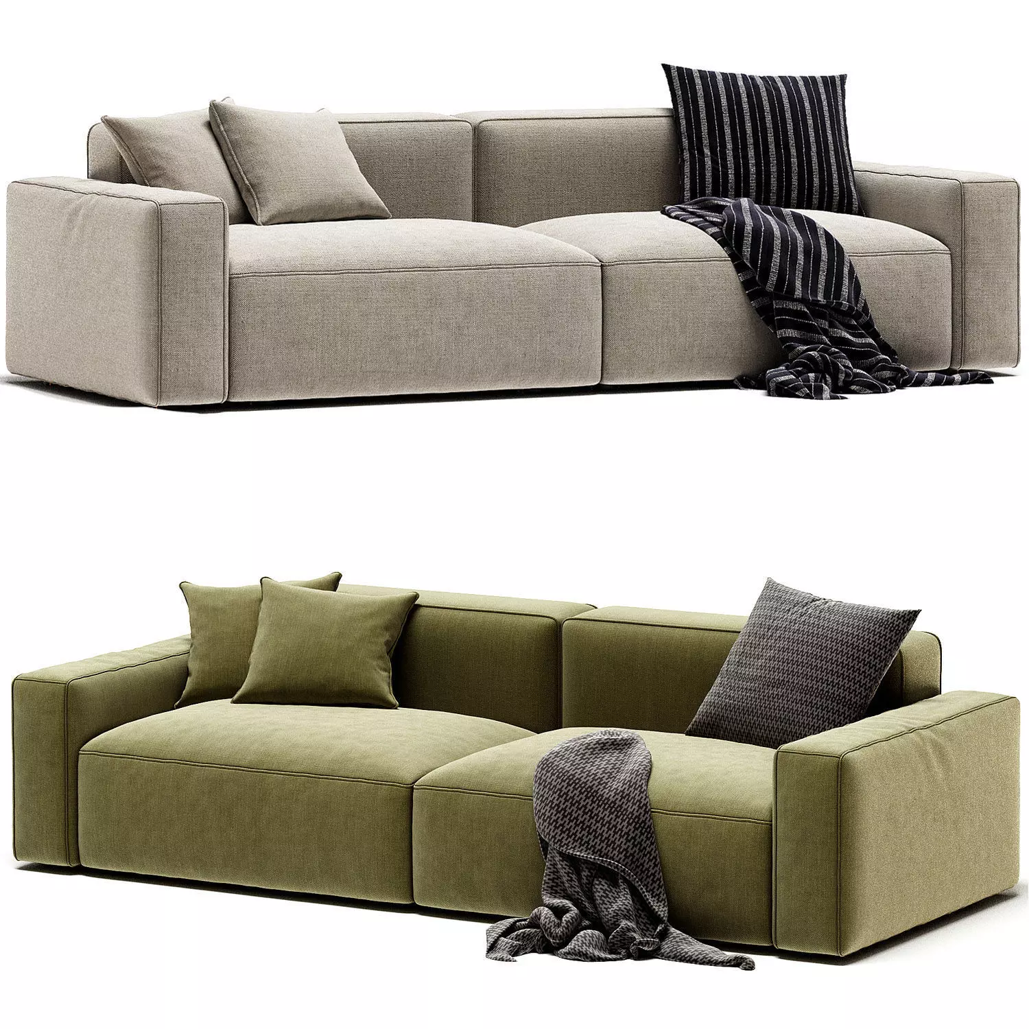 Jesse Daniel 2 Seats Sofa 3D model