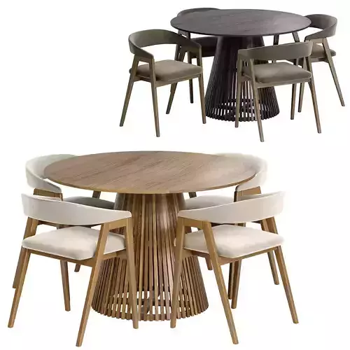 trevor chair with jeanette table