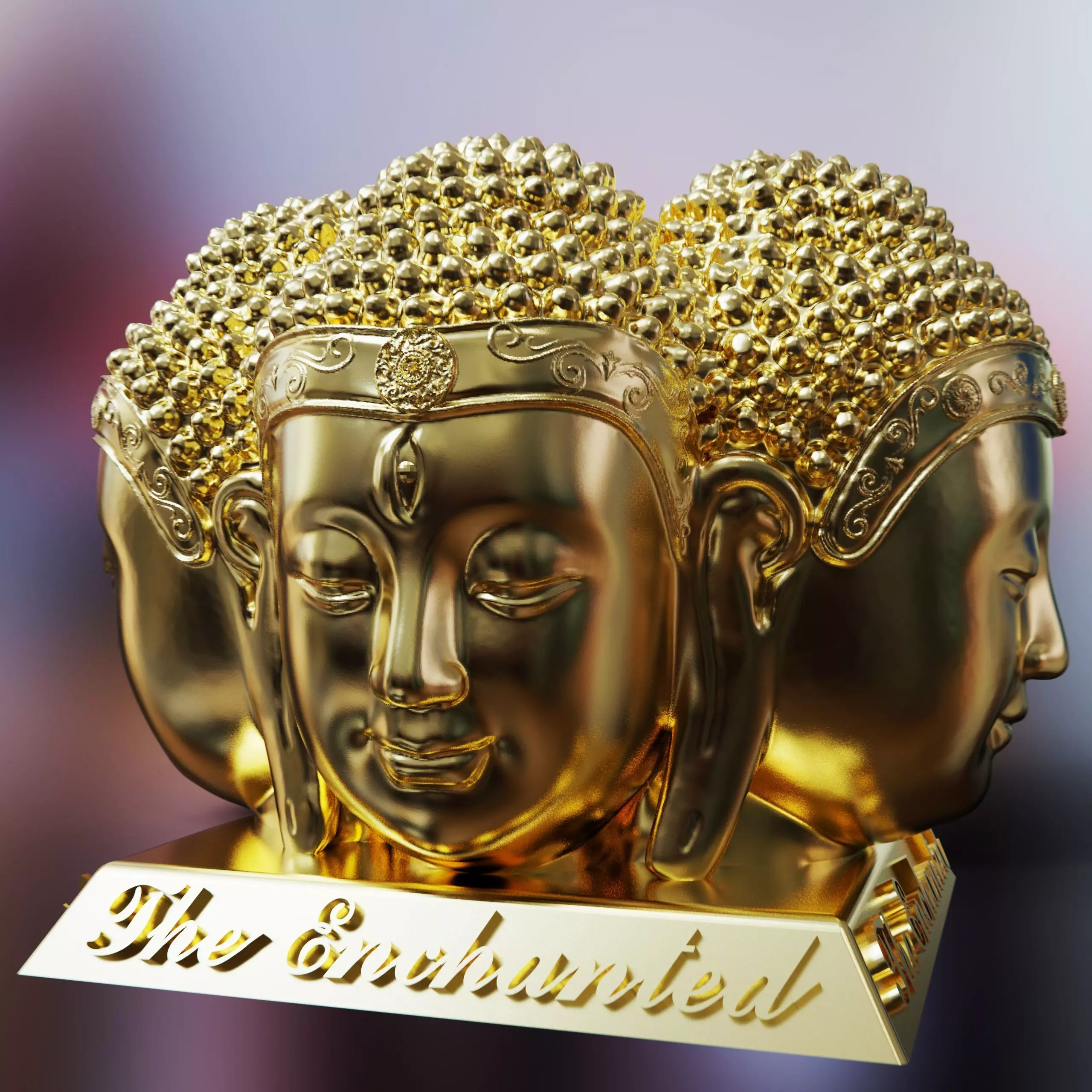 The enchanted Buddha 3D print model_0