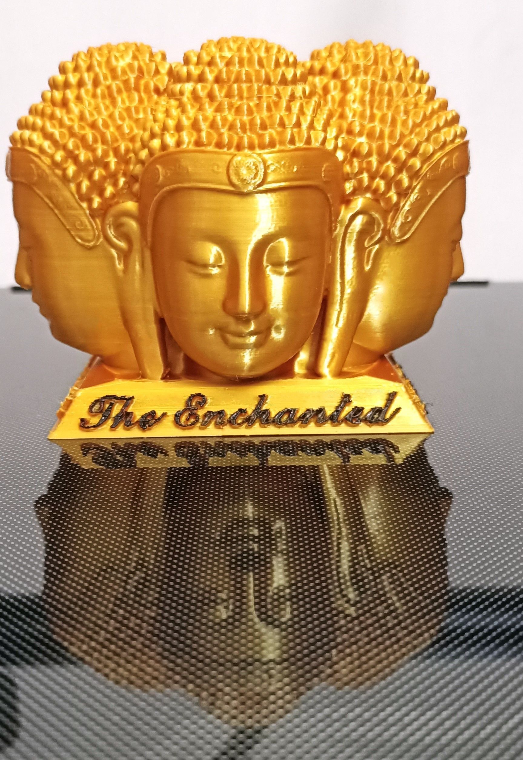 The enchanted Buddha 3D print model_2