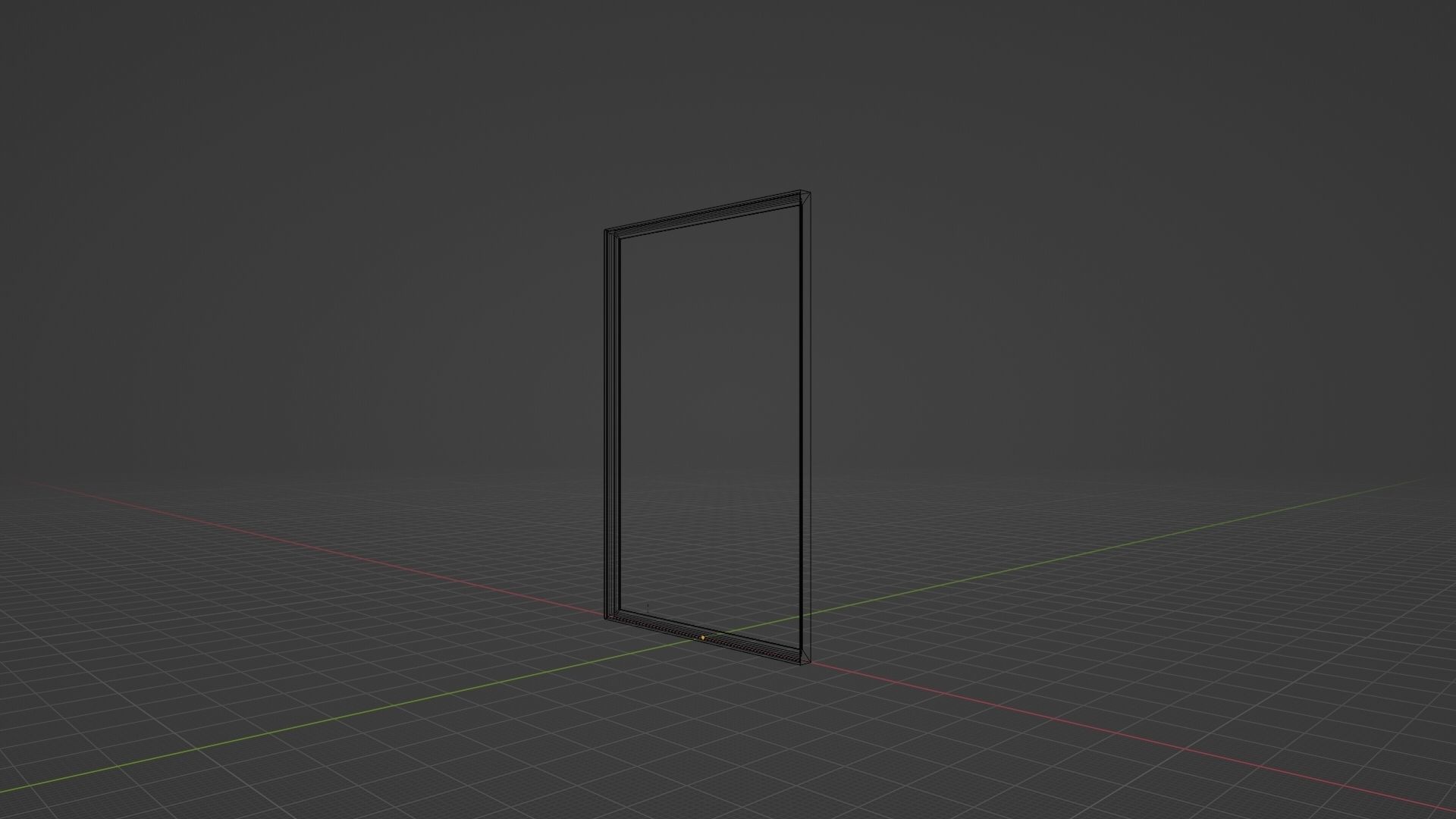 Mountain Range Boho Art Free low-poly 3D model_1