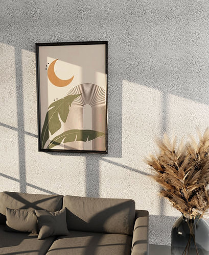 Lunar Dream Boho Art Free low-poly 3D model