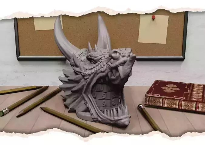 Dragon Calendar 3D print model