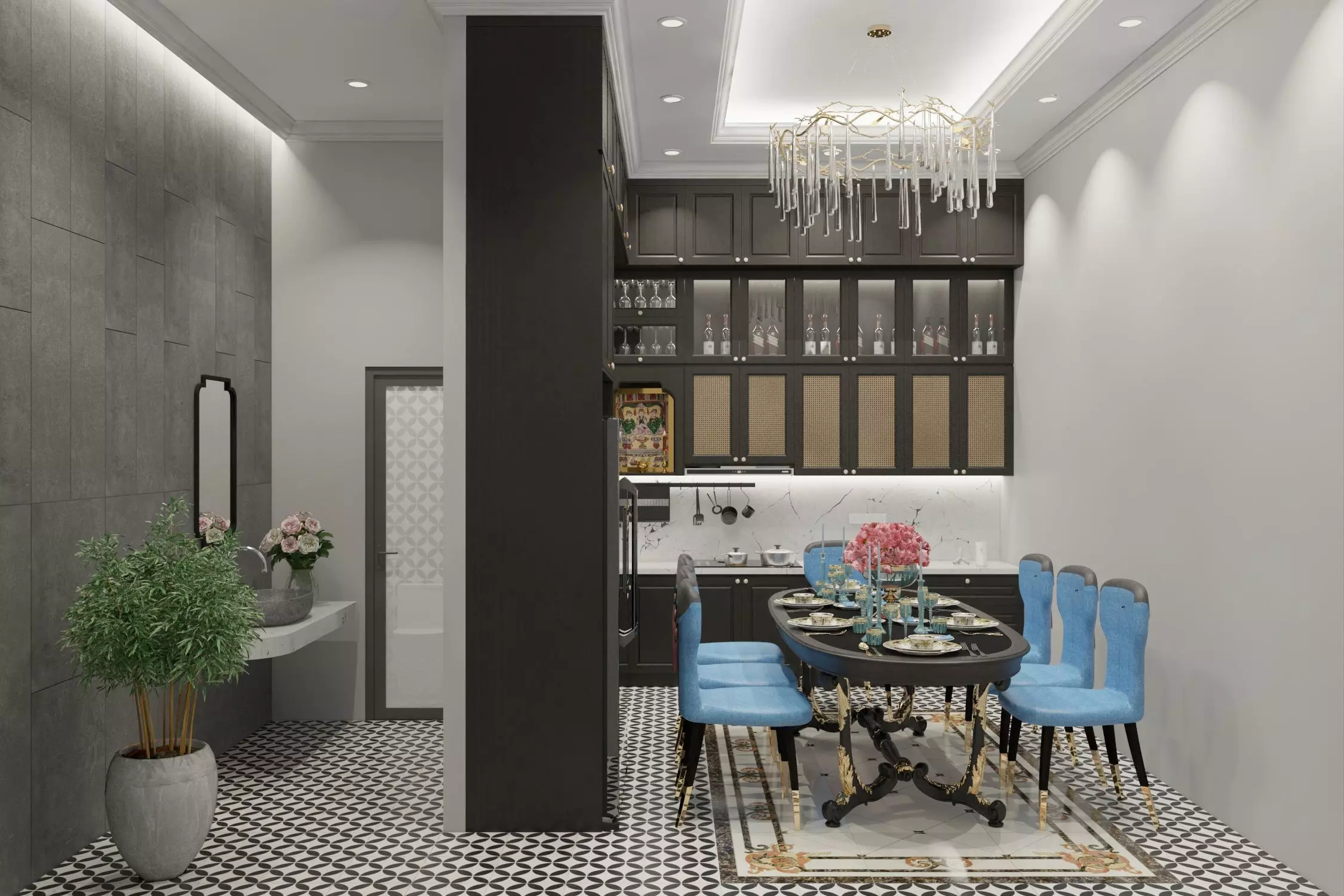 Indochina kitchen 3D print model