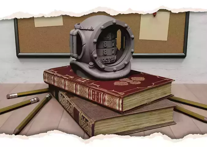 Diver Calendar 3D print model