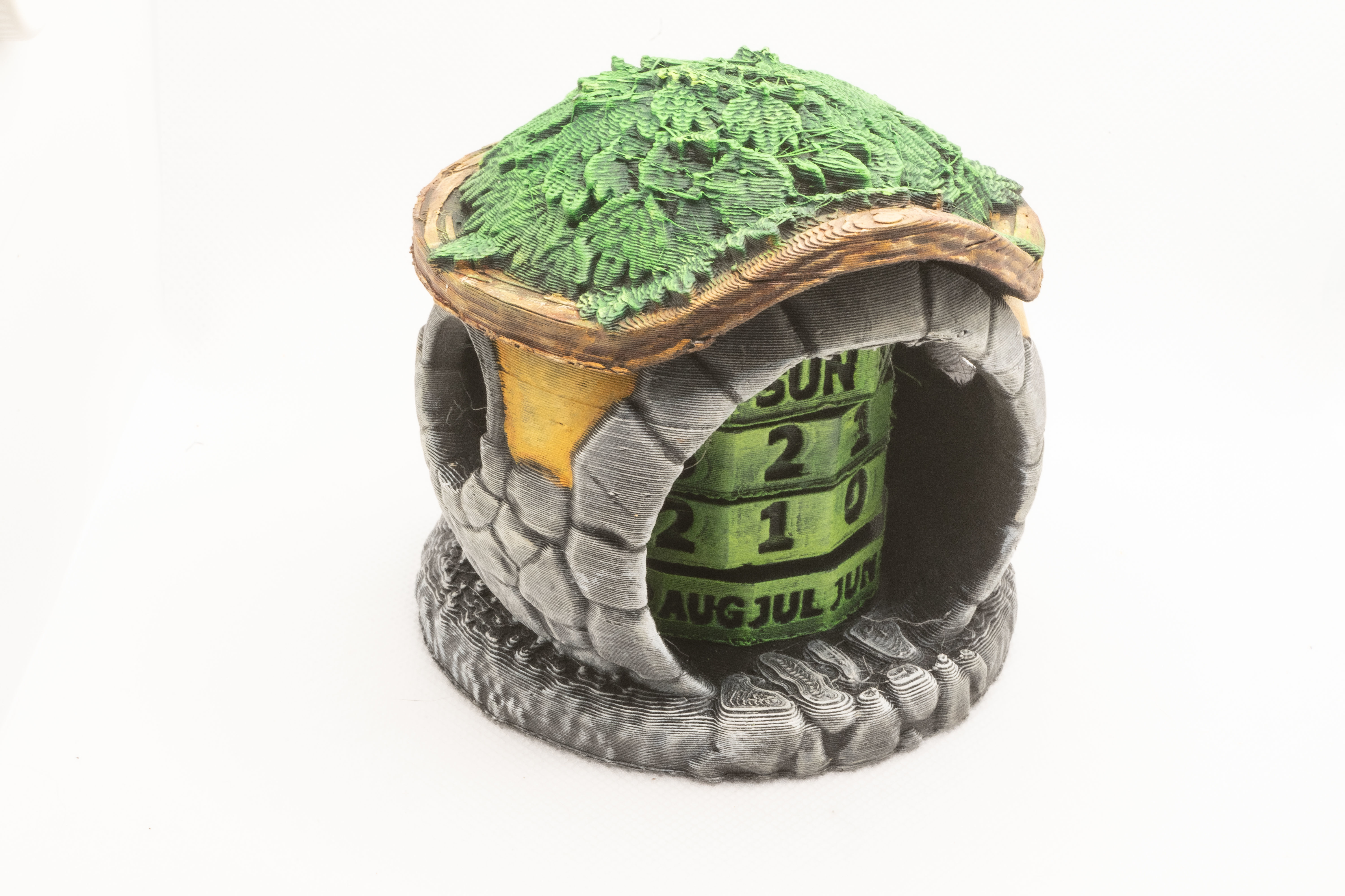 Hobbit house calendar 3D print model_5