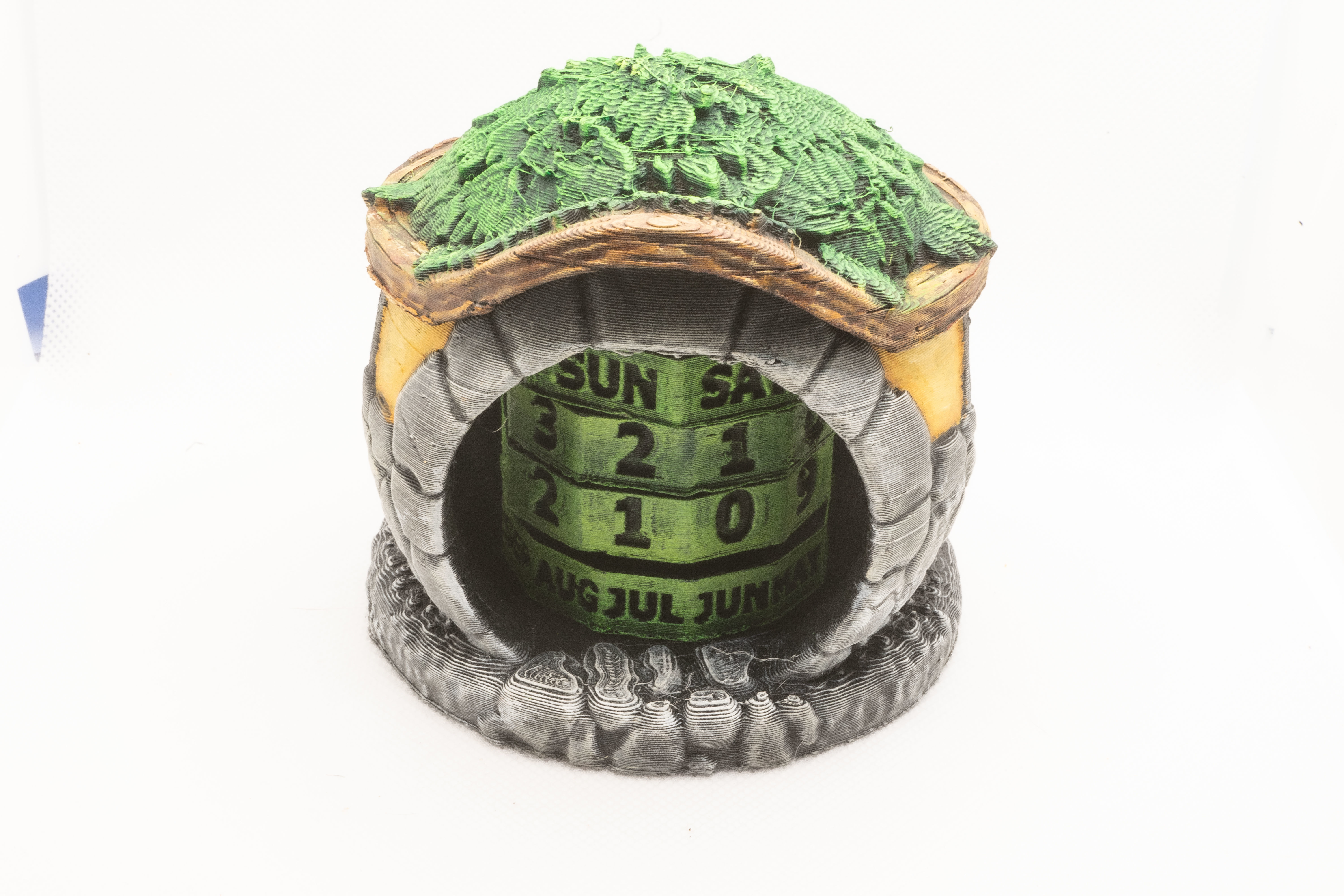 Hobbit house calendar 3D print model_3
