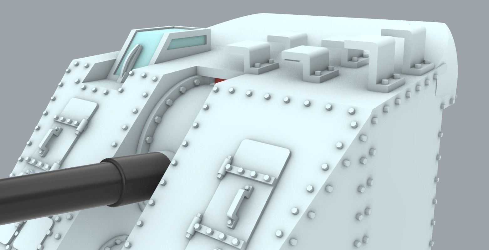 QF Mark V PM 3D print model_8