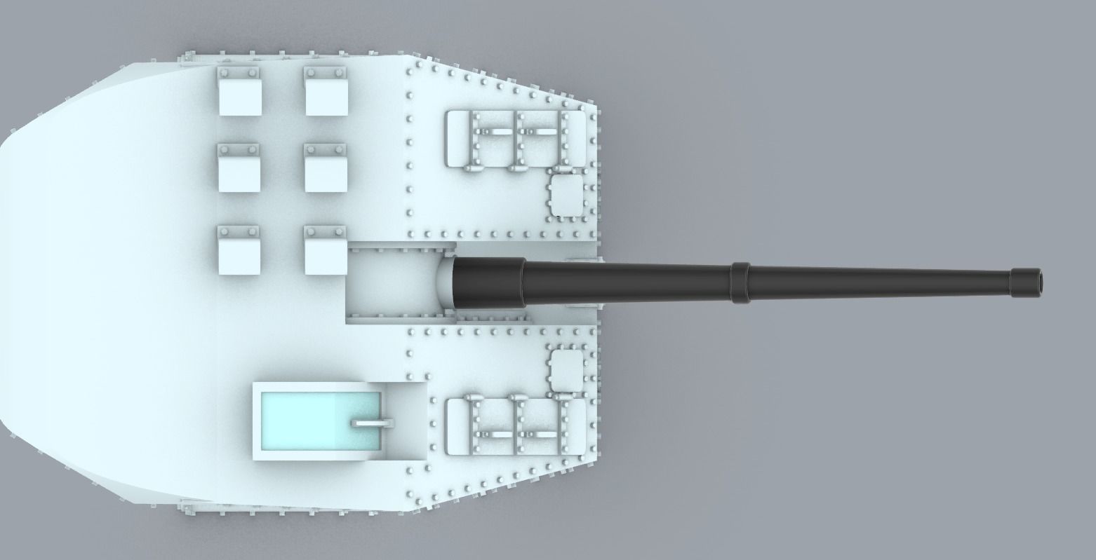 QF Mark V PM 3D print model_26
