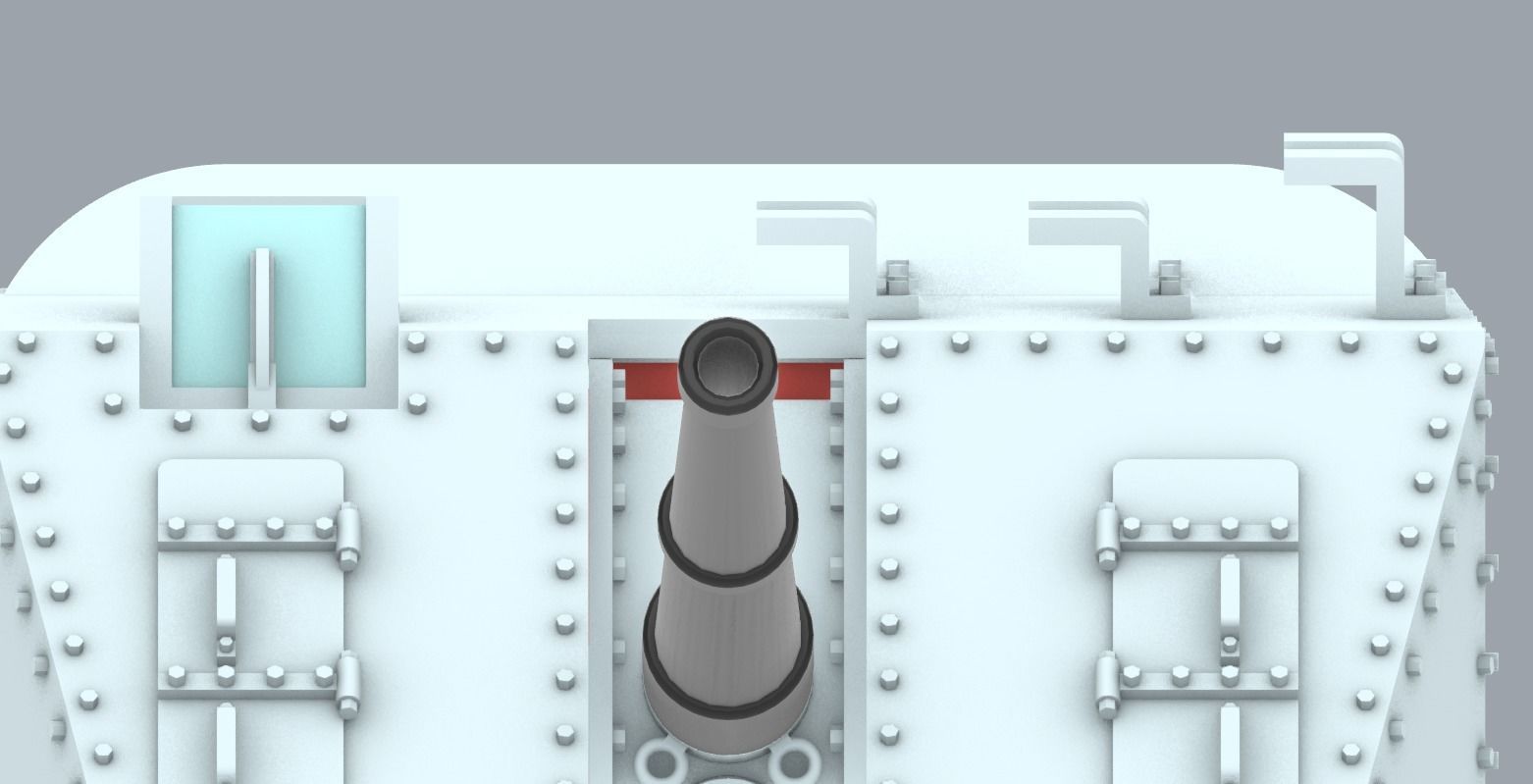QF Mark V PM 3D print model_40