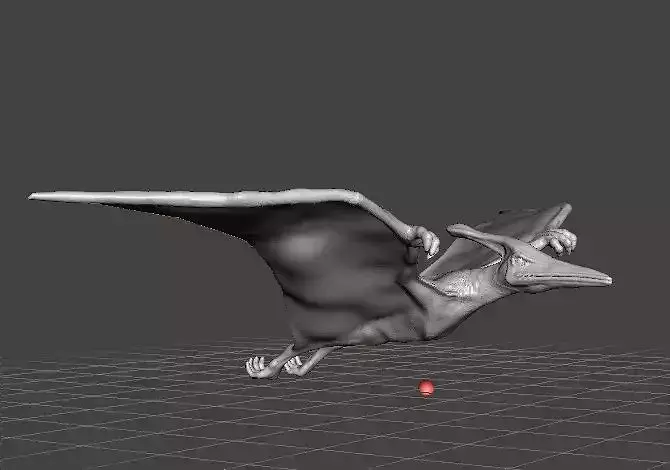JP PTERANODON FIGURE REALISTIC MODEL ANIMAL CREATURE WILDLIFE 3D print model