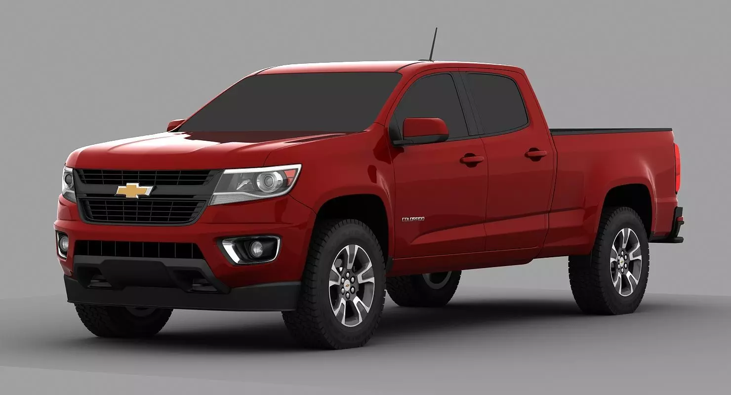 Chevrolet Colorado Crew Cab Long Box 3D model
