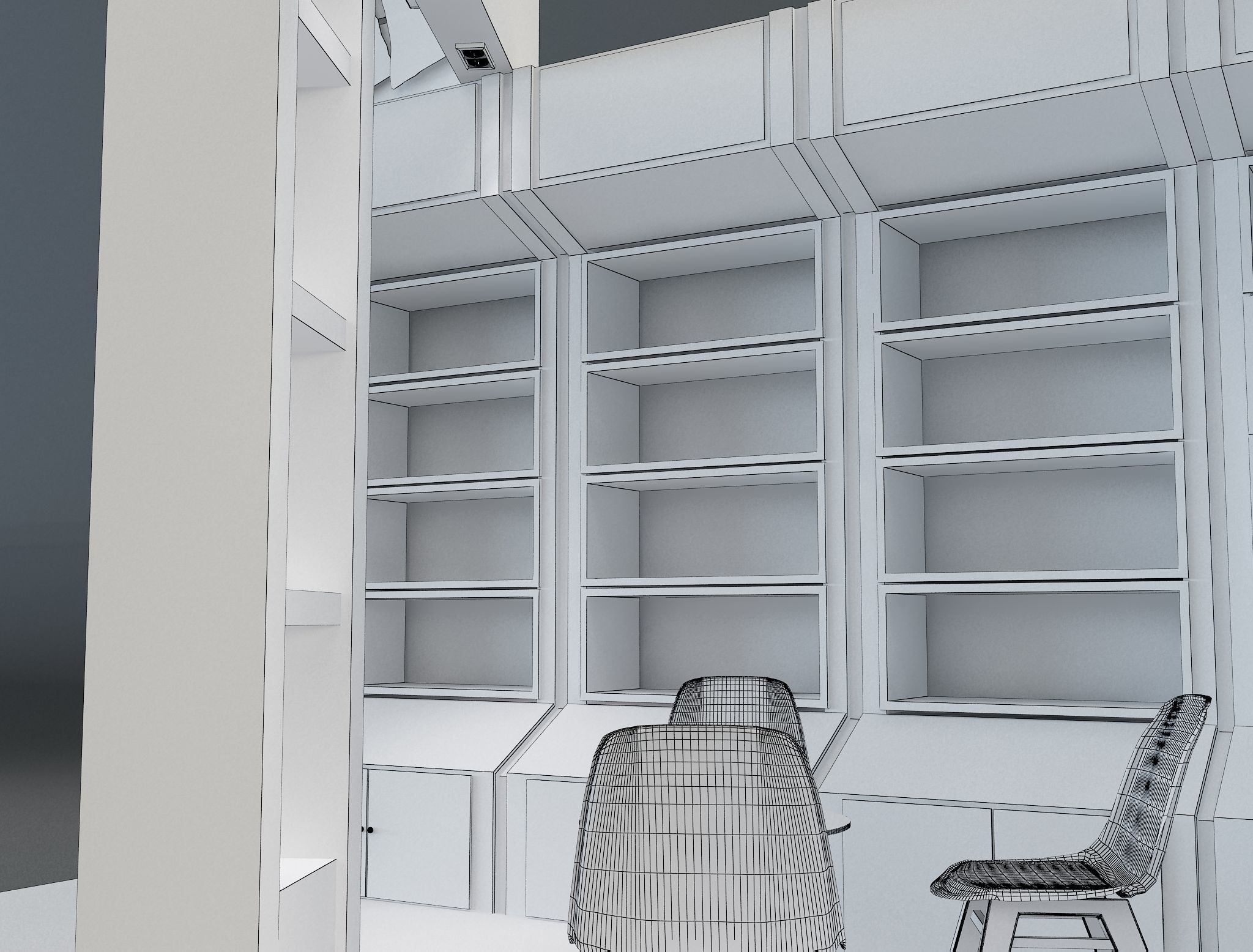 Booth Exhibition Stand a622b 3D model_13