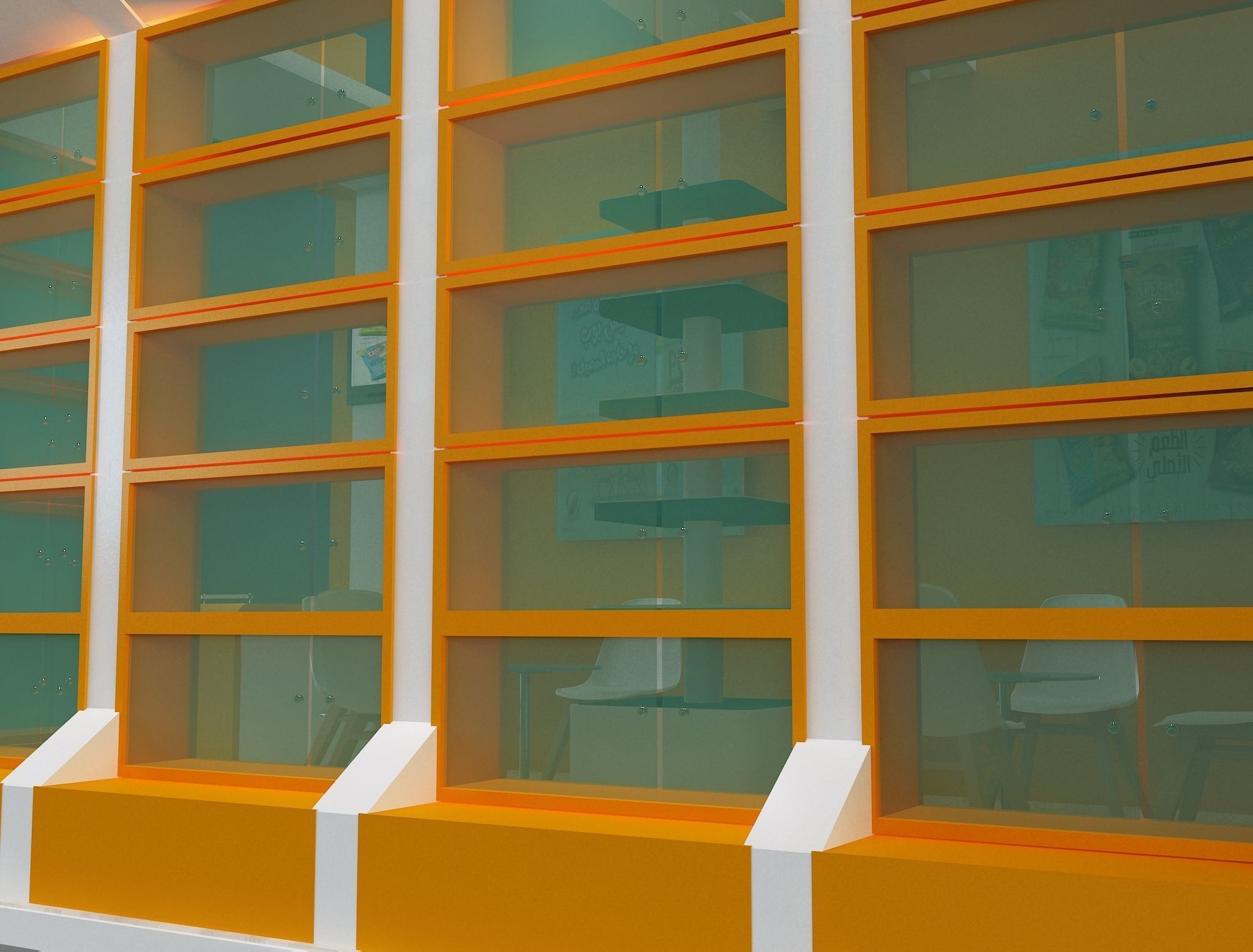 Booth Exhibition Stand a622c 3D model_14