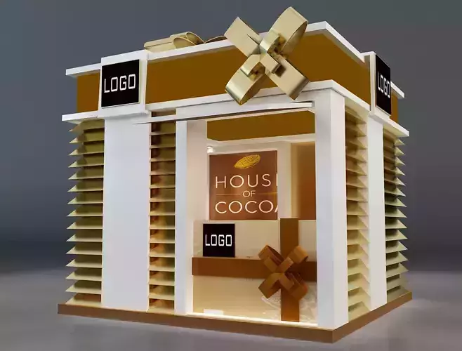 Booth Exhibition Stand a663a 3D model