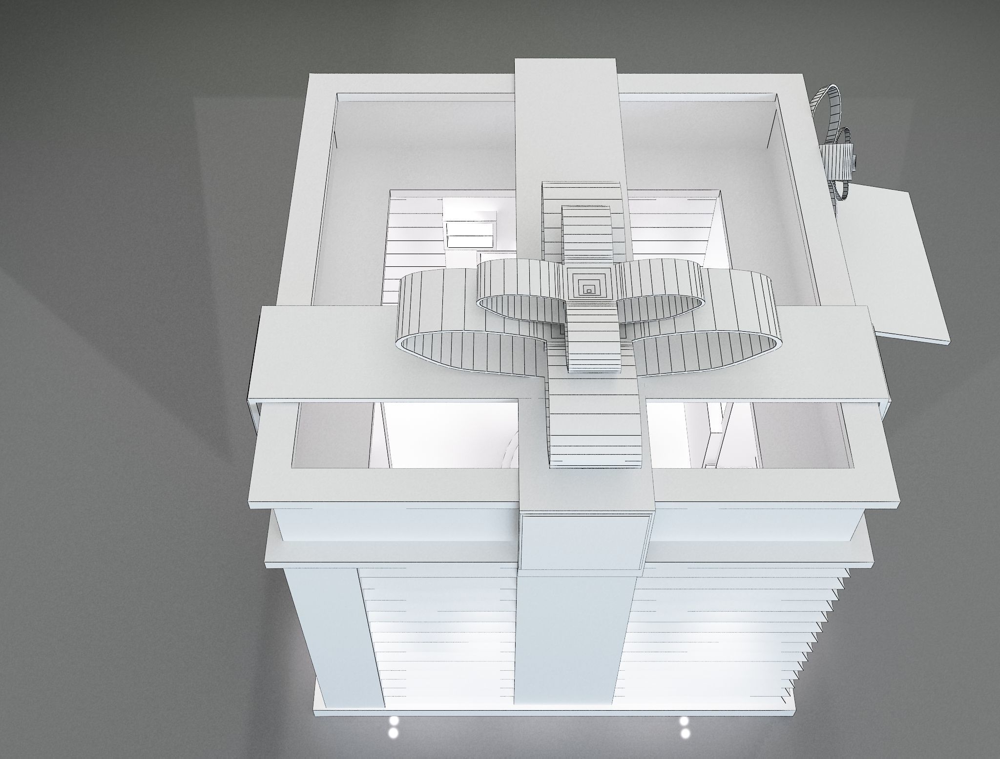 Booth Exhibition Stand a663a 3D model_15