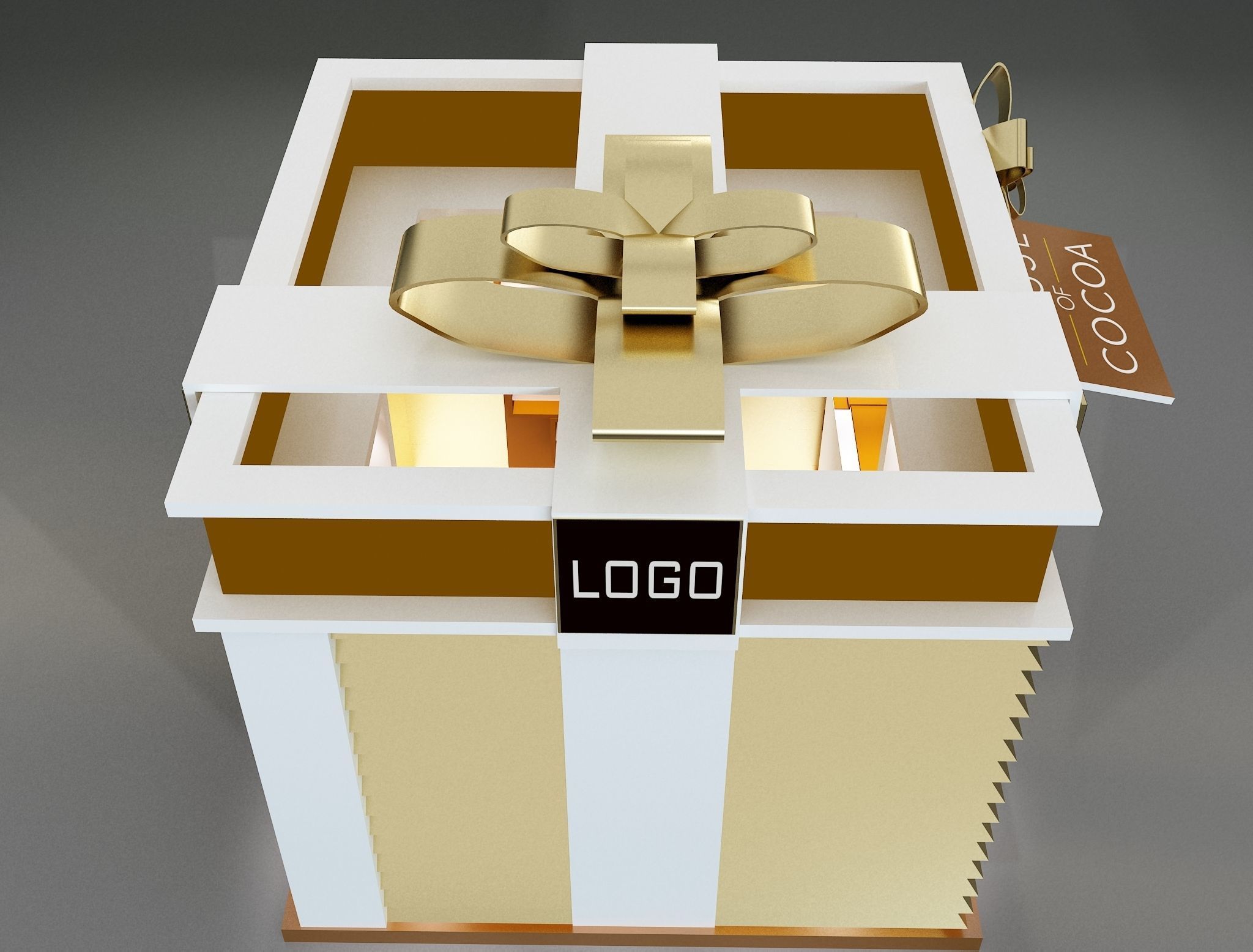 Booth Exhibition Stand a663a 3D model_12