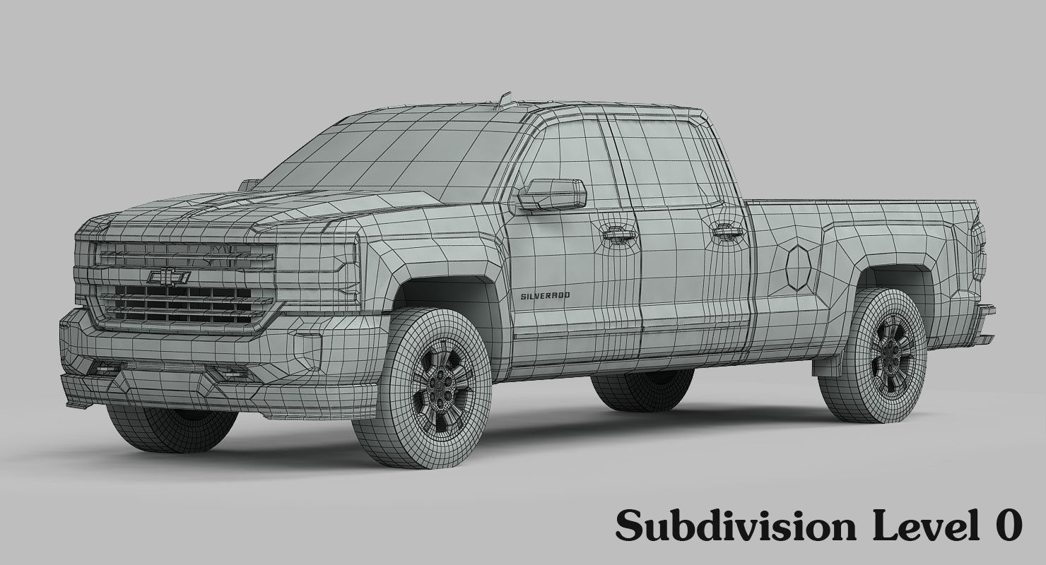 Chevrolet Silverado 1500 2016 3D model_15