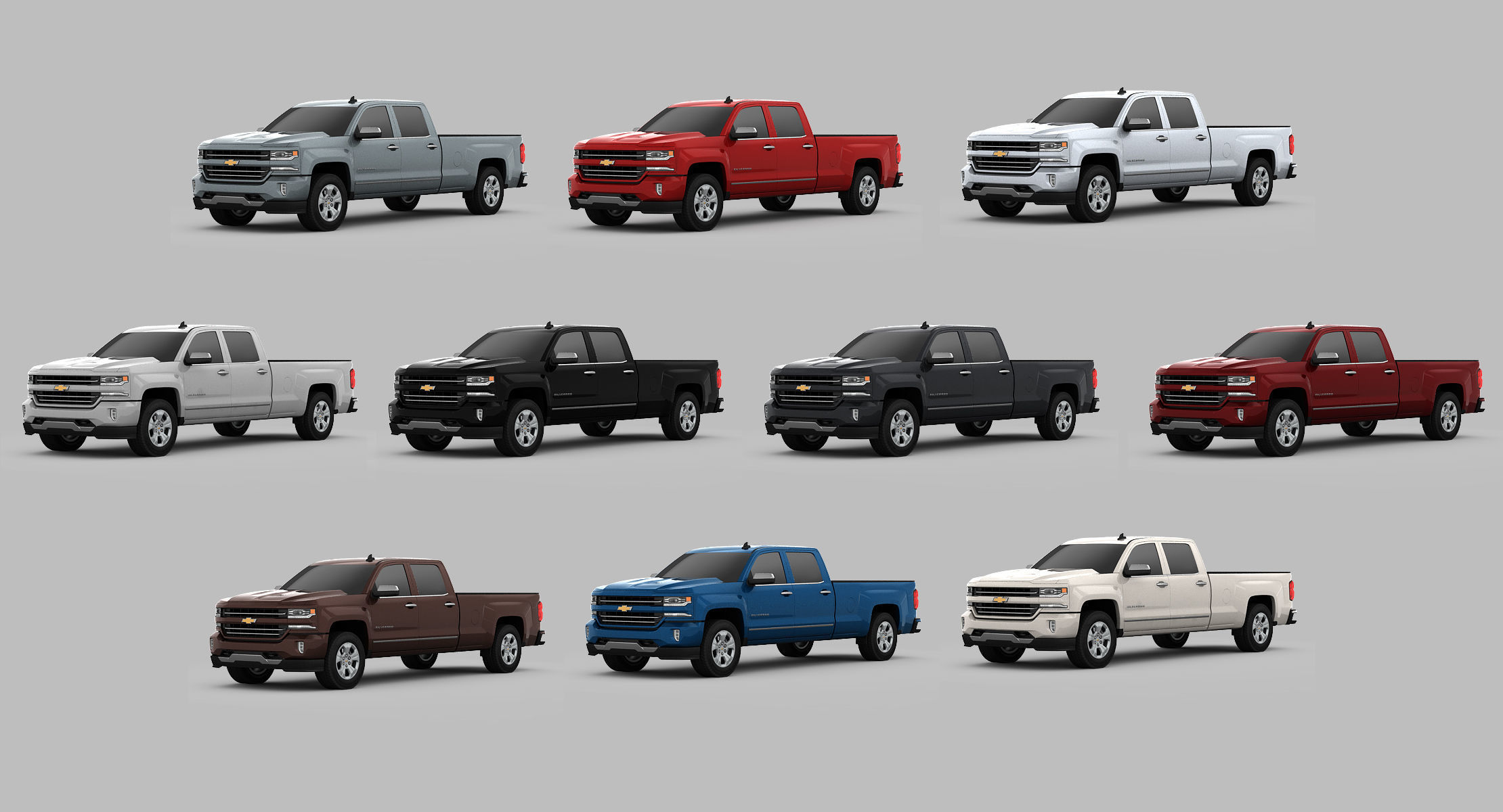 Chevrolet Silverado 1500 2016 3D model_11