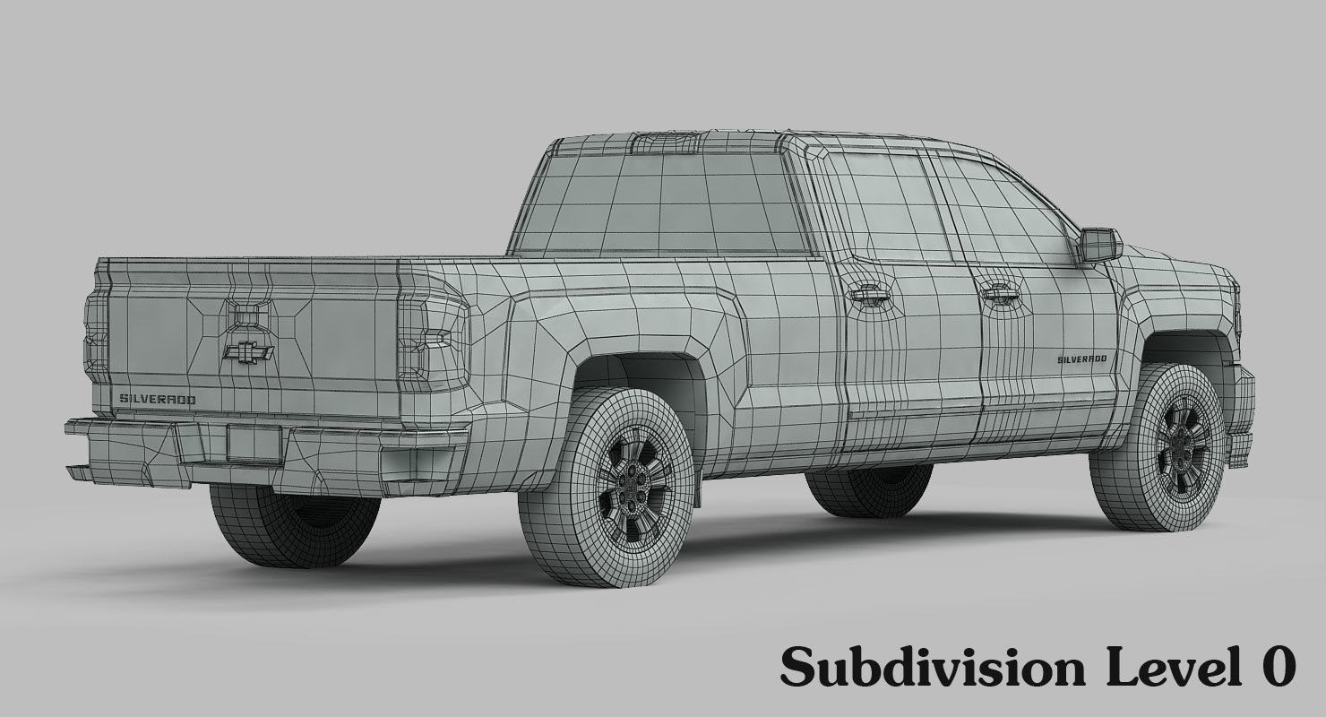 Chevrolet Silverado 1500 2016 3D model_17