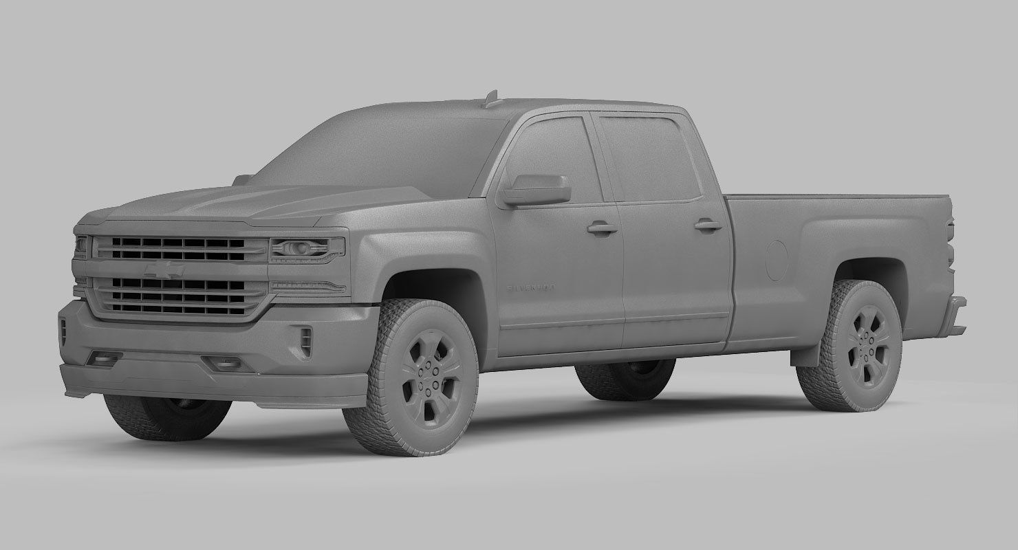 Chevrolet Silverado 1500 2016 3D model_13