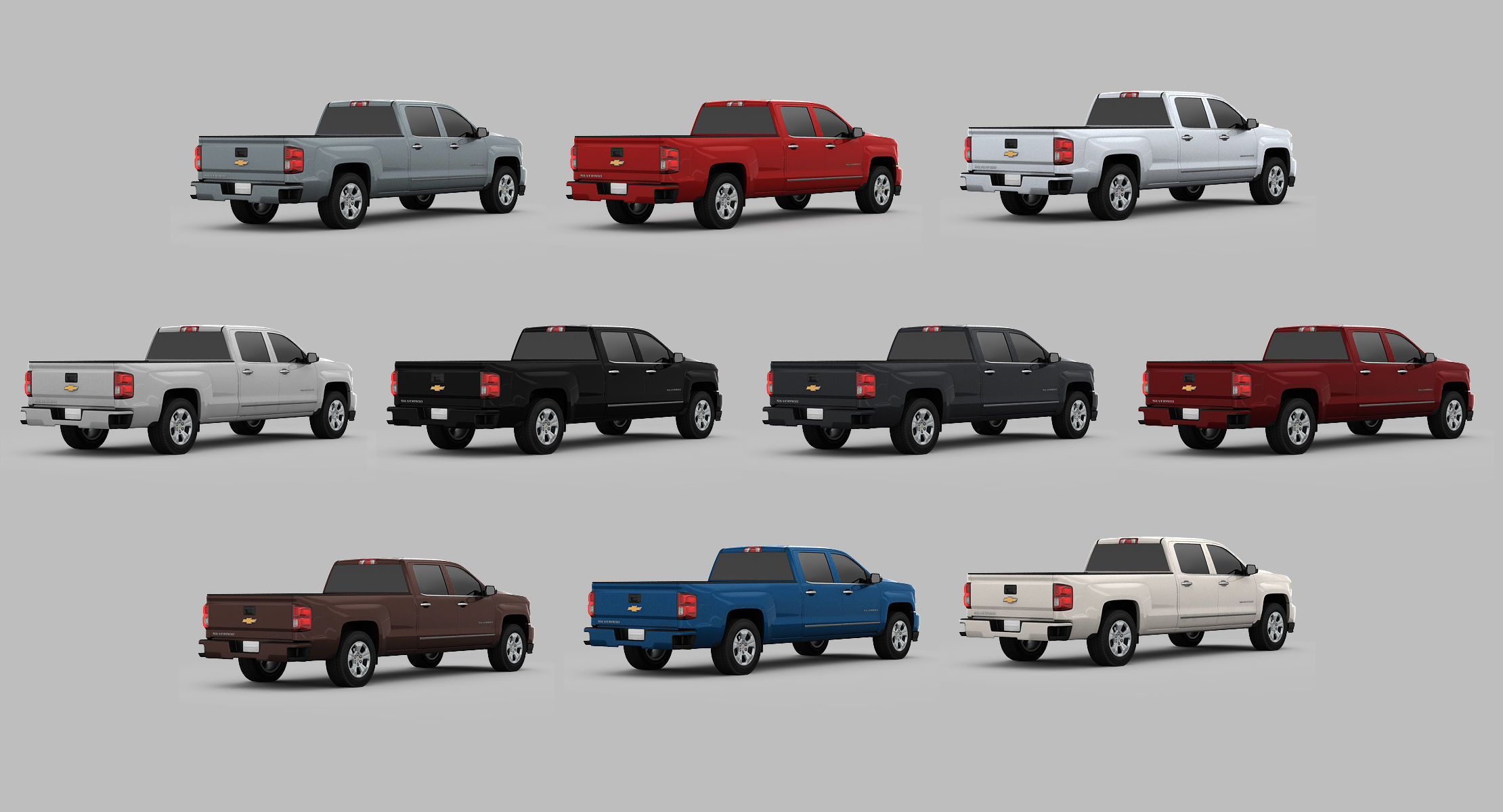 Chevrolet Silverado 1500 2016 3D model_12