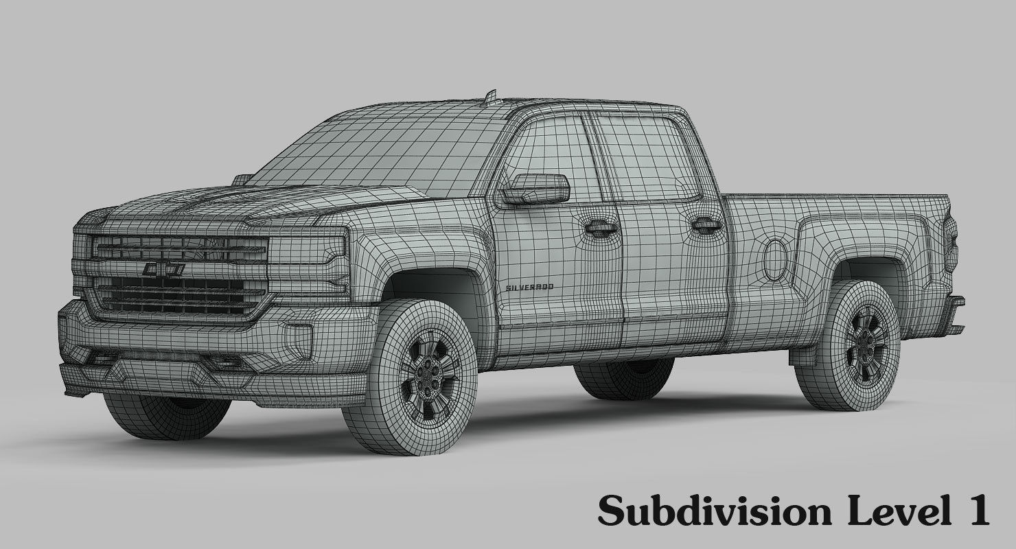 Chevrolet Silverado 1500 2016 3D model_16