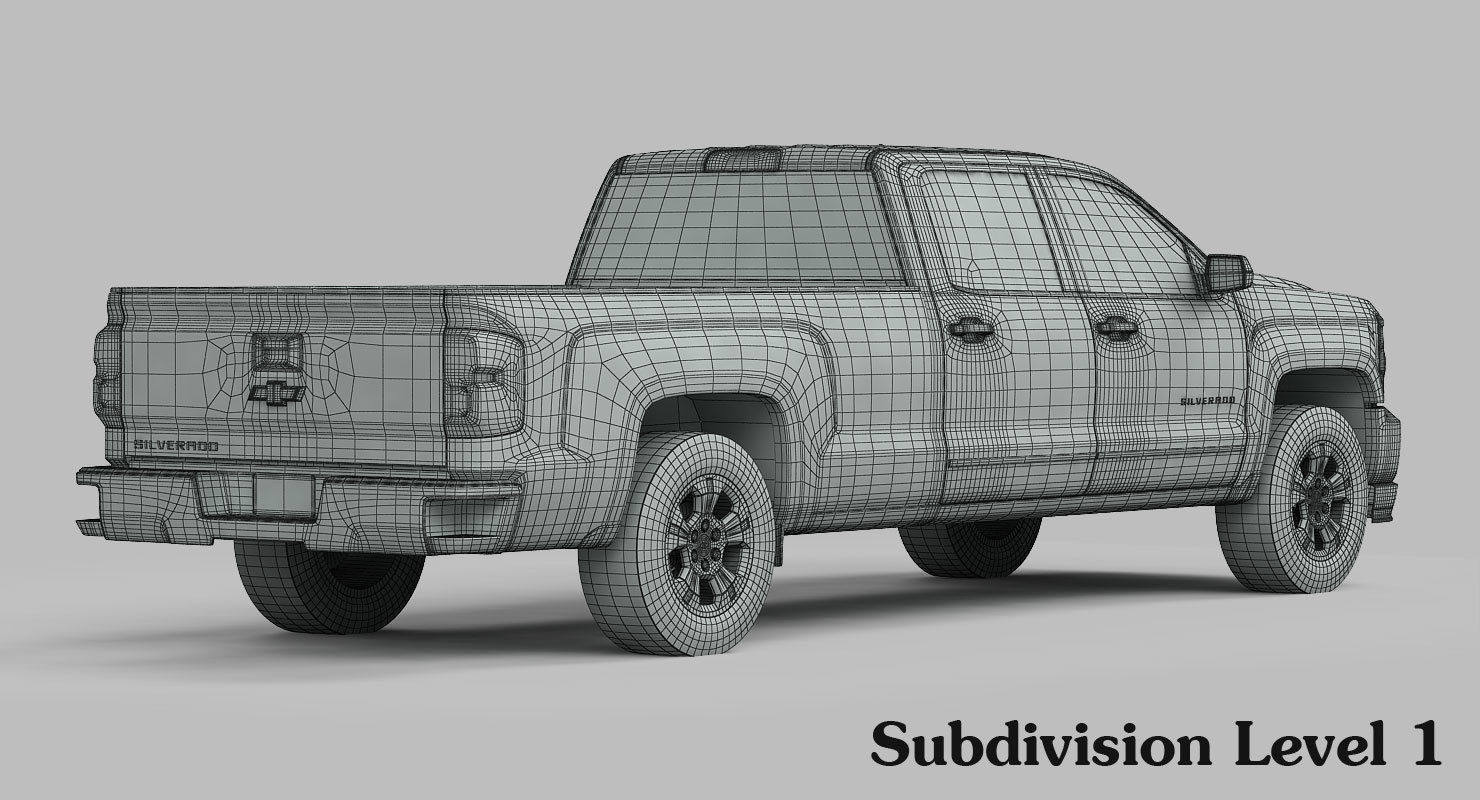 Chevrolet Silverado 1500 2016 3D model_18